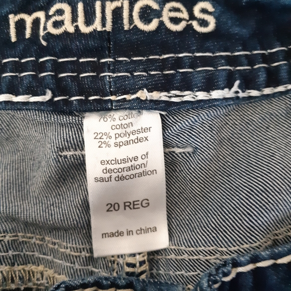 Maurice's Size 20 Reg. Capris Pants - Picture 5 of 8